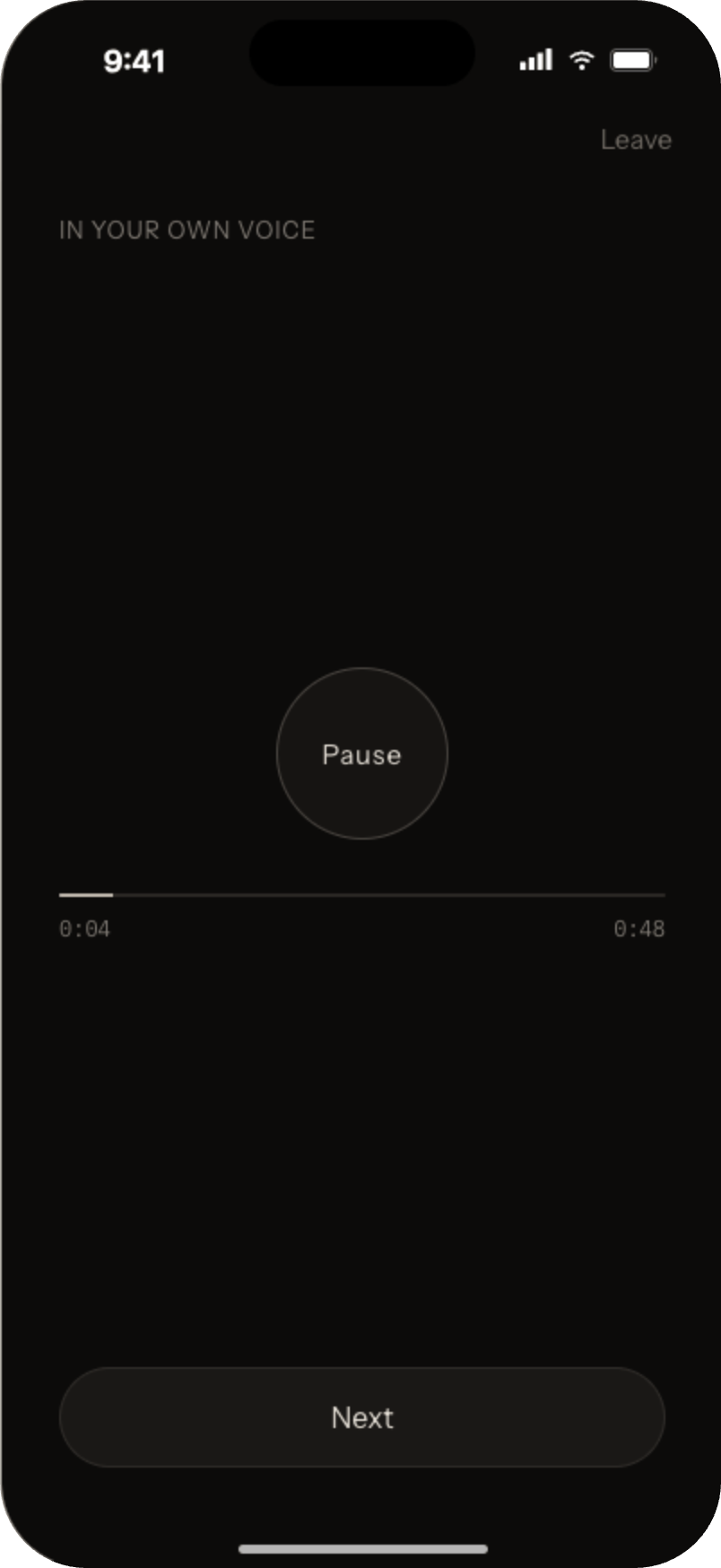 Your voice memo